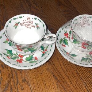 A Cup of Christmas Tea China Cup by Waldman House
